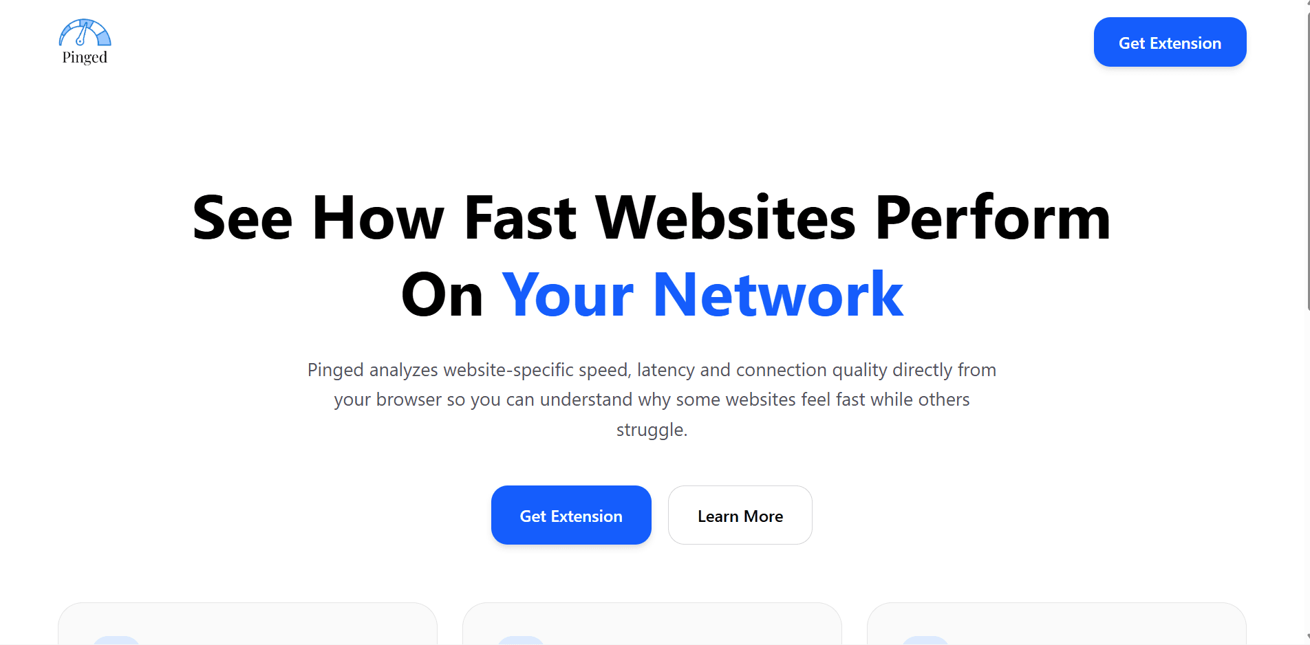 Fast Ping Extension